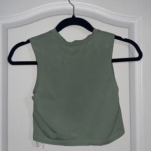 Zara Green Crop Top